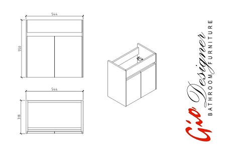 GIO Designer Bathroom Furniture